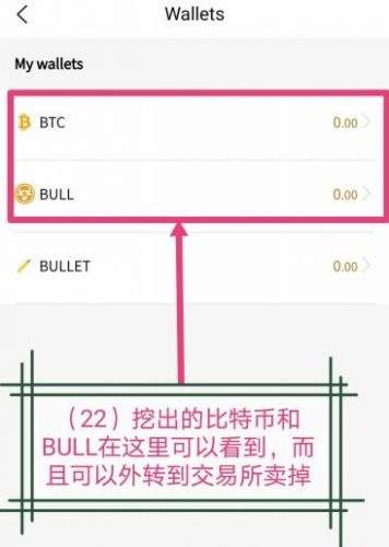 关于钱包里的的币怎么提到交易所的信息